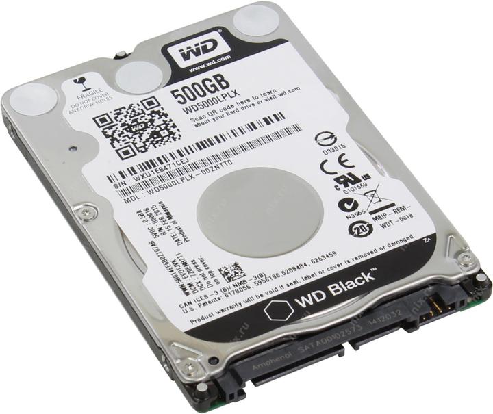 Actual product image WD Black (0.50 TB, 2.5")