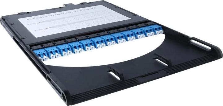 Image du produit BlueOptics HD MPO Cassette 12x LC Duplex UPC 2x MPO 12 coeurs monomode AF