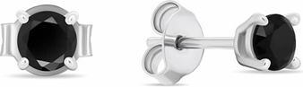 Brilio Silver - Timeless gold-plated stud earrings with zircons EA576Y