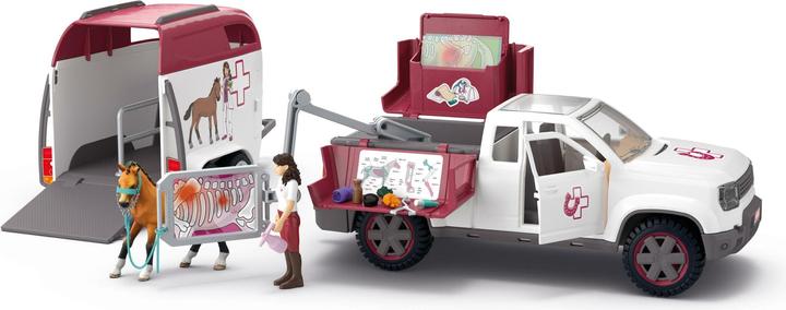 Produktbild Schleich Mobile Tierärztin mit Anhänger