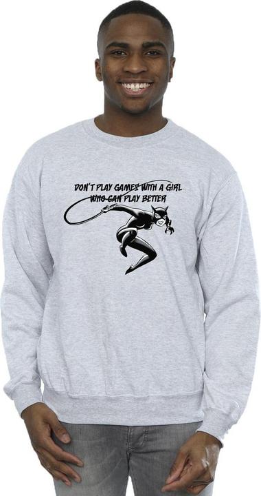 Catwoman Don't Play Games Sweatshirt