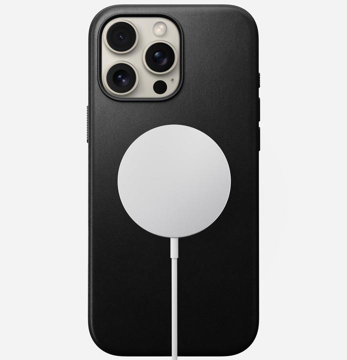 Immagine prodotto Nomad Custodia moderna in pelle per iPhone 16 Pro Max nero (Apple iPhone 16 Pro Max)