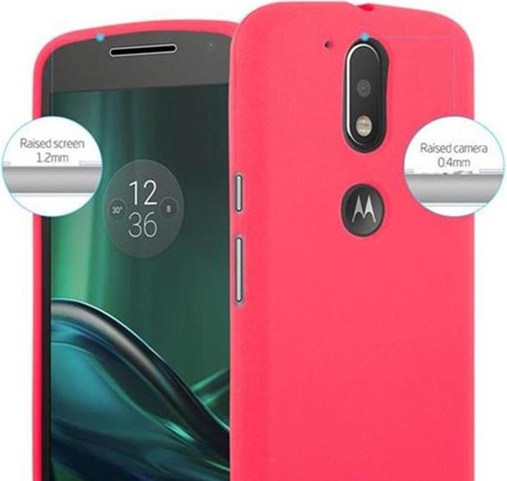 Actual product image Cadorabo TPU Frosted Cover (Motorola Moto G4 Plus, Motorola Moto G4)