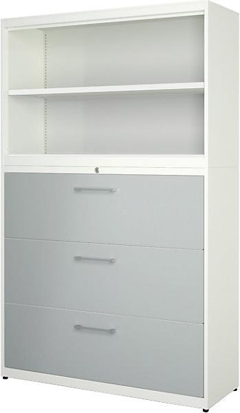 Actual product image Mauser Cabinet combination with suspension file drawers (120 x 43 x 195.5 cm)
