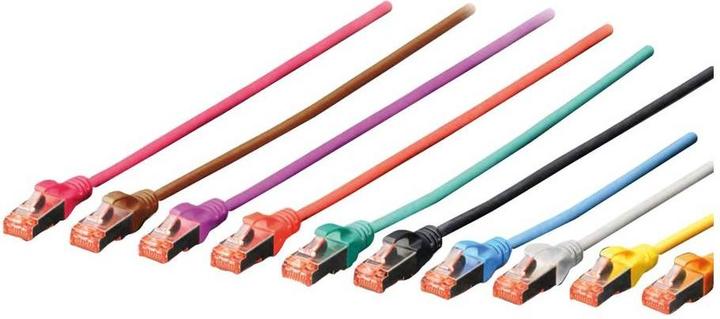 Produktbild Digitus Patch Kabel SFTP/PIMF CAT6 7m 4x2AWG 26/7 2xRJ45 schwarz (S/FTP, CAT6, 7 m)