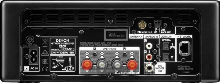 Actual product image Denon CEOL RCD-N10 (Multiroom, 1x 65 W)