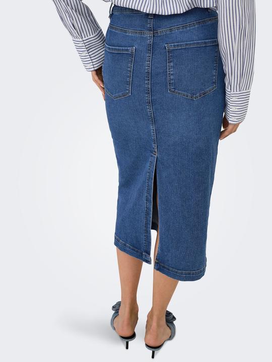 Actual product image Only Onlwonder Midi Back Slit Skirt Pim Dnm (XS)