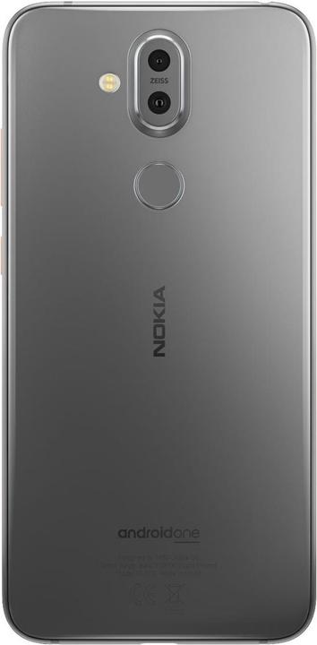 Image du produit Nokia 8.1 (64 Go, Acier, 6.18", Double SIM hybride, 13 Mpx, 4G)