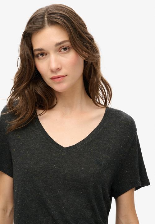Actual product image Superdry Studios Slub Emb Vee Tee (16)