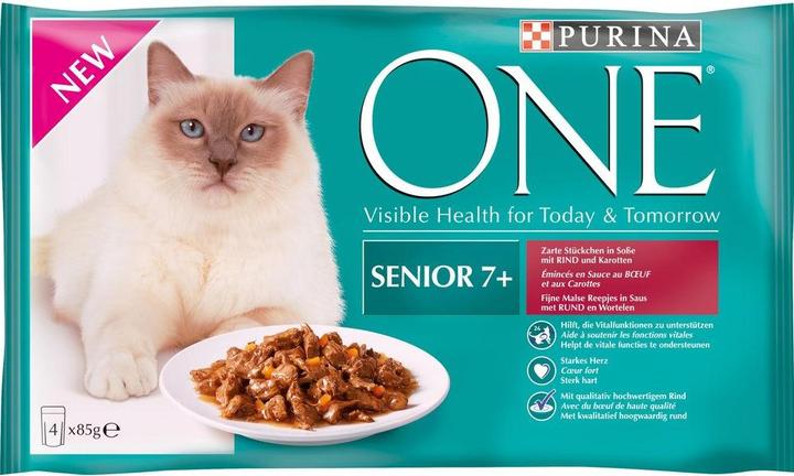 Image du produit Purina ONE Senior (Senior, 4 pcs, 85 g)