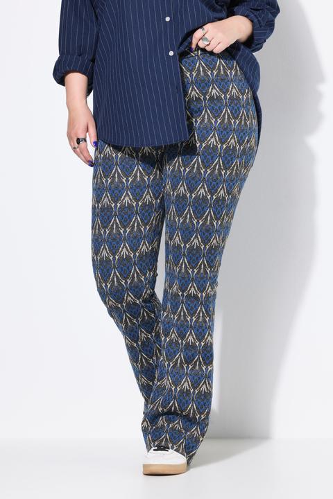 Immagine prodotto Studio Untold Pantaloni con taglio scampanato, jacquard e glitter (56)