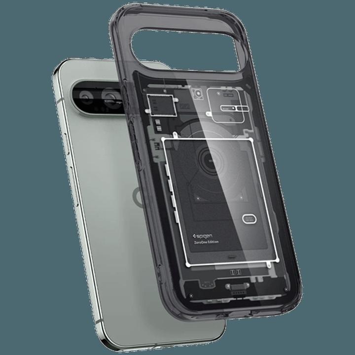 Actual product image Spigen Ultra Hybrid Zero One TPU Back Cover Transparent Google Pixel 9 Pro XL (Google Pixel 9 Pro XL)