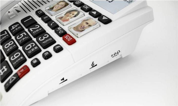 Image du produit Geemarc CL610 Téléphone d'urgence filaire avec bracelet SOS