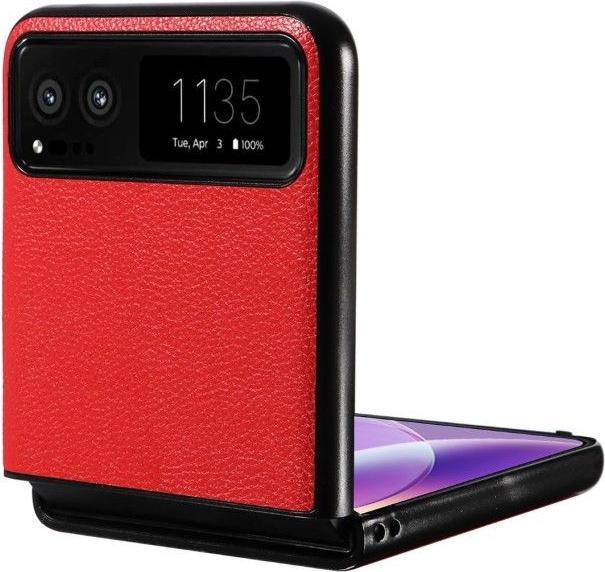 Image du produit MU Classic Série de couvertures de livres en cuir Litchi (Motorola Razr 40)