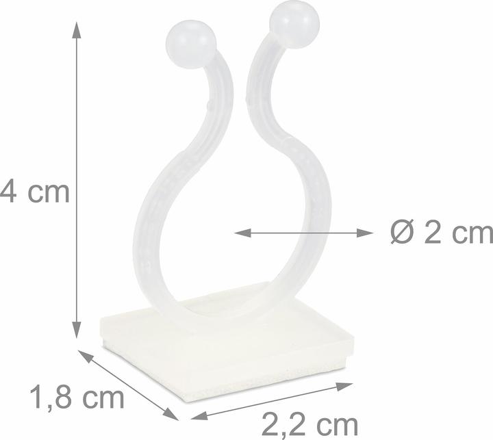 Actual product image Relaxdays 240x plant clips (2.20 cm, 1.80 cm)