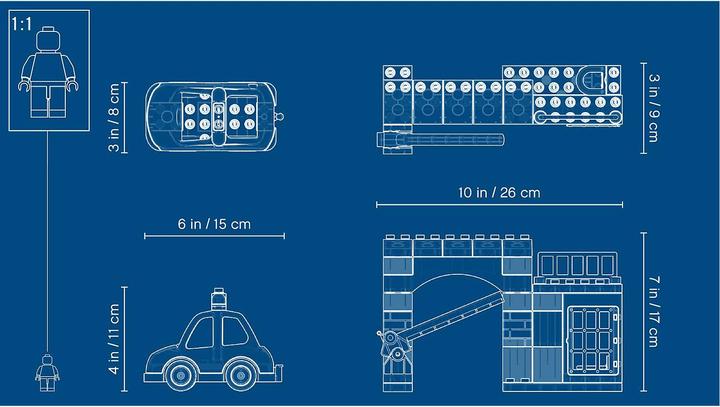 Produktbild LEGO DUPLO Polizeistation (10902)
