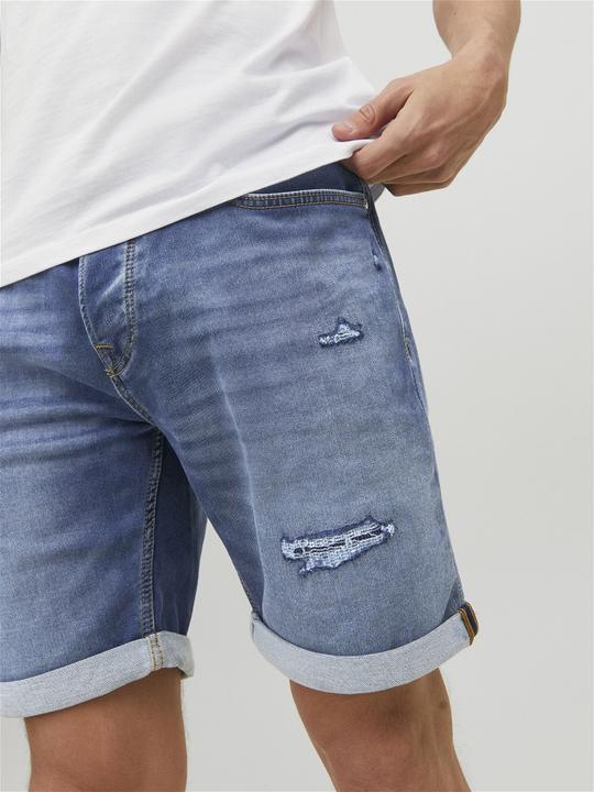 Actual product image Jack & Jones Rick Icon GE 633 Indigo Knit Jeansshorts (XXL)