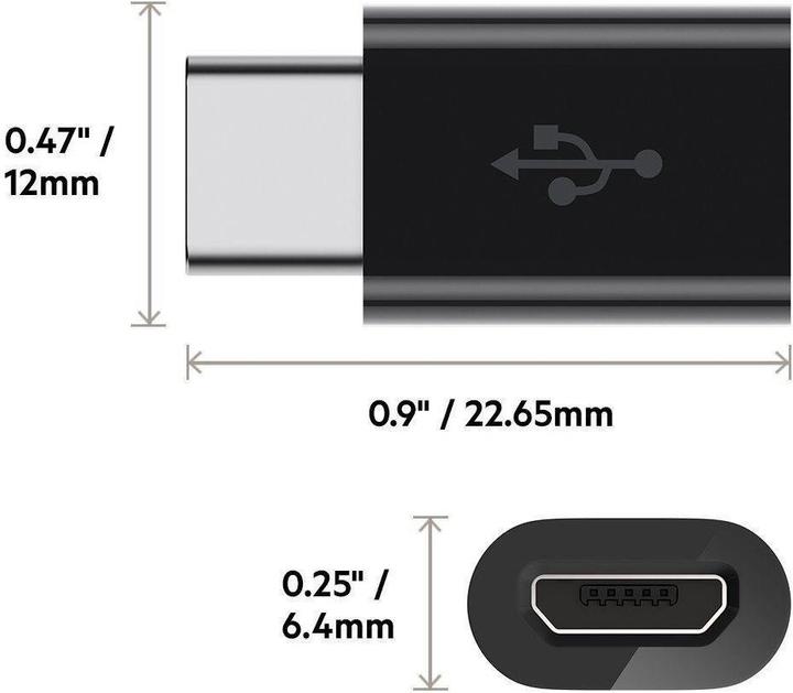 Image du produit Belkin Adaptateur USB-C vers micro-USB