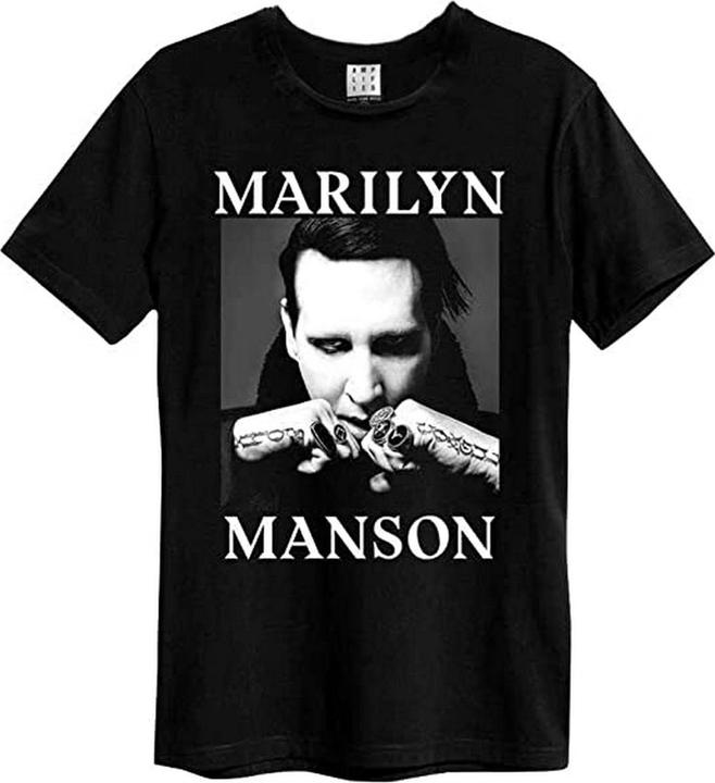Amplified Mens Fists Marilyn Manson T-Shirt (XXL)