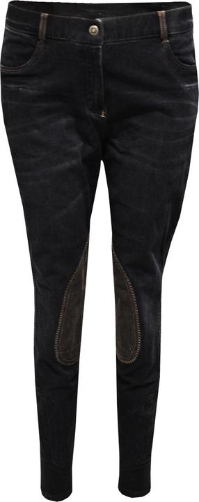 Actual product image Dublin Shona Denim Breeches With Suede Patch (30)