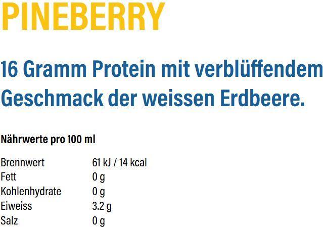 Valori nutrizionali e ingredienti Amira Pineberry (Bacca, 12 x)