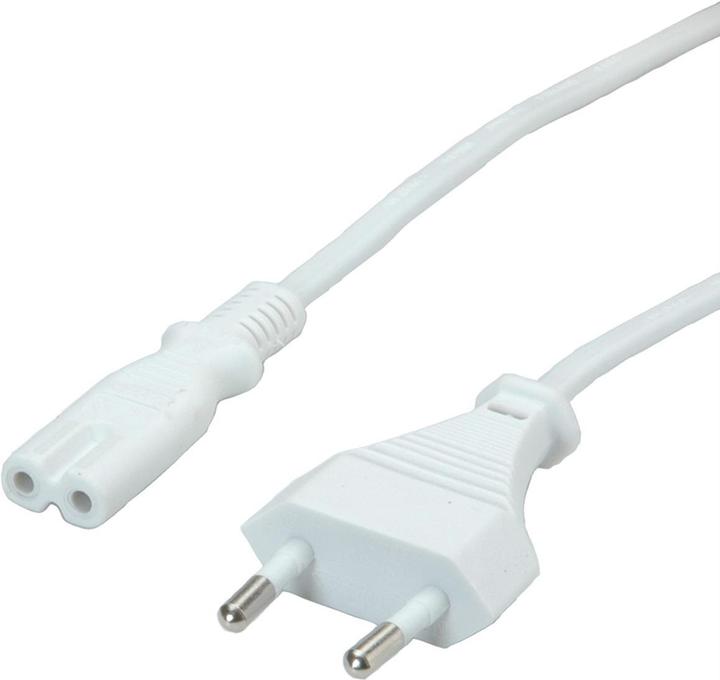 Actual product image Value Mains cable Euro flat plug to C7 (1 m)