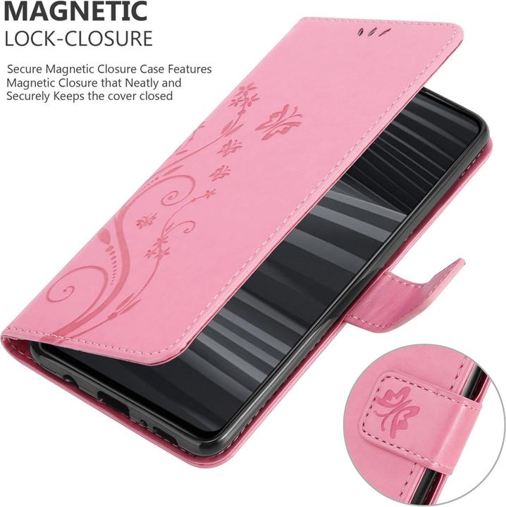 Produktbild Cadorabo Flower Book Hülle für Realme GT 2 / GT Neo 2 (Realme GT Neo 2, Realme GT 2)