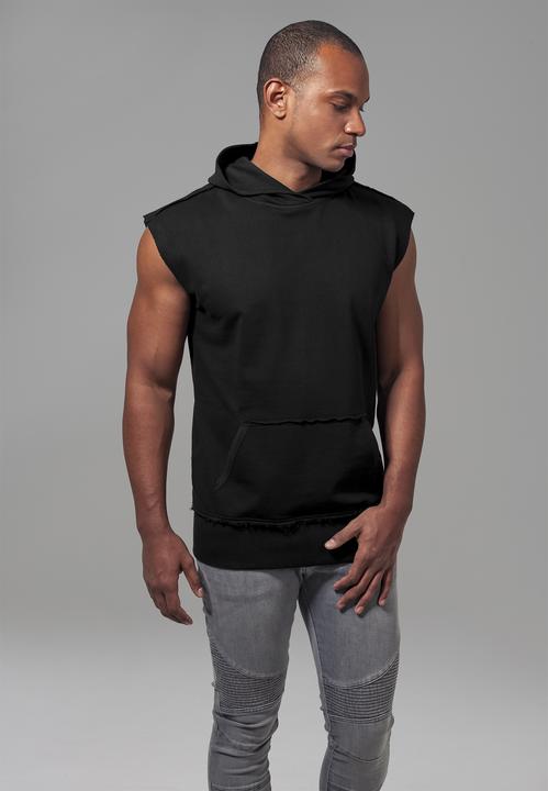 Image du produit Urban Classics Sweat à capuche sans manches à bord ouvert (M)