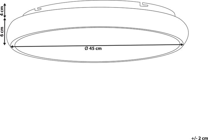 Produktbild Beliani Deckenleuchte LED gold Ringform ATARAN (2100 lm)