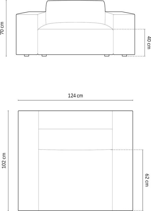 Actual product image Micadoni Jodie (1-seater)