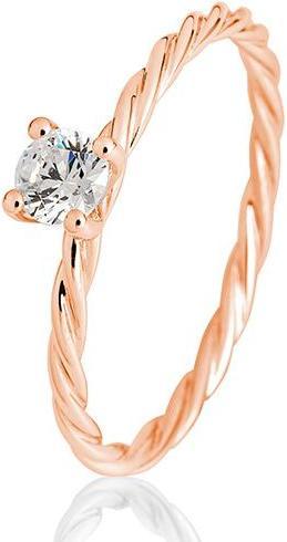 Breuning Verlobungsring Kordel (56, 585/14 K Gold)