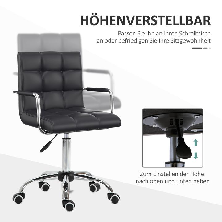 Produktbild Homcom Bürostuhl mit Rollen
