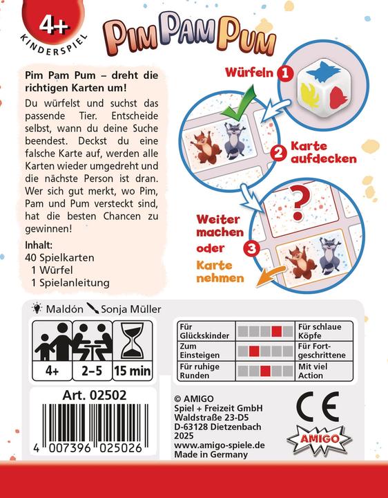 Image du produit Amigo Pim Pam Pum, d (Allemand)