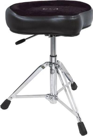 Produktbild Roc-n-Soc Gaslift-Drumhocker Sattel mitLehne Schwarz (Drummersitz)