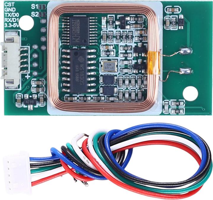 Actual product image Purecrea NFC RFID reader module Card reader UART WG26/WG34