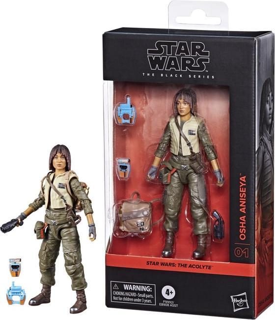 Actual product image Hasbro Star Wars: The Acolyte Black Series action figure Osha Aniseya 15 cm