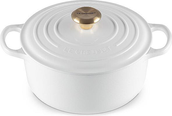 Image du produit Le Creuset 4,2 litre - Emaljeret støbejern - Blanc (Cocotte + faitout, Fonte)