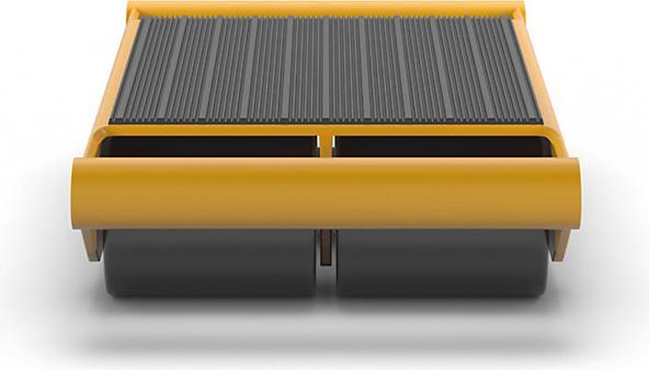Produktbild eurokraft basic Transportroller mit Nylonrollen (6000 kg)