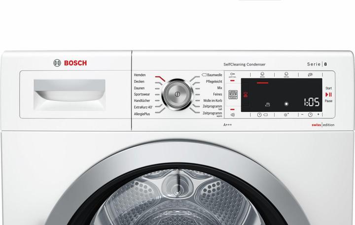 Produktbild Bosch Hausgeräte Wtw87571ch (8 kg, Rechts, CH-Stecker)