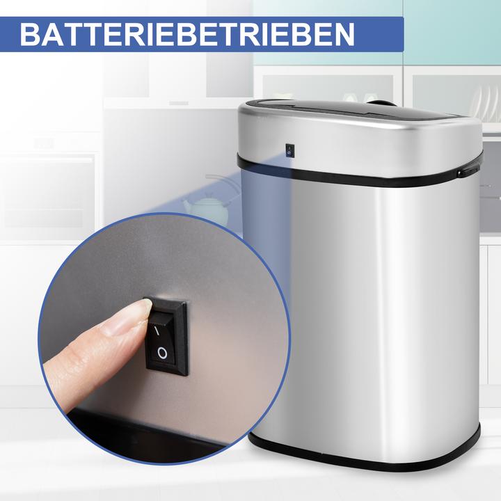 Actual product image Homcom Waste bin with infrared sensor (58 l)