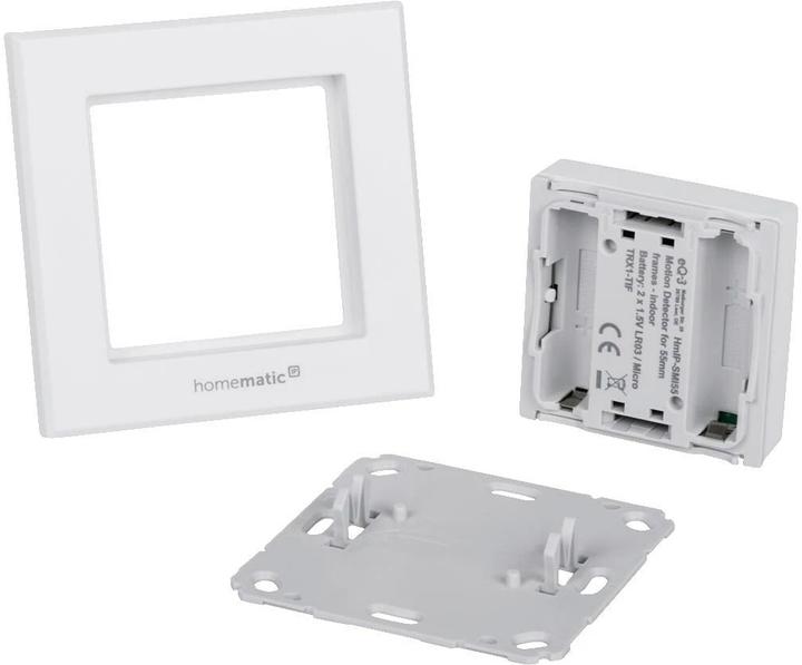 Actual product image Homematic IP Smart Home wireless motion detector in WM55 frame (12 m)