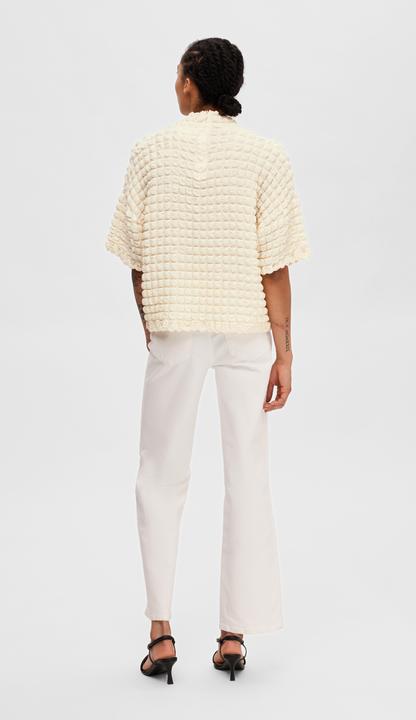 Immagine prodotto Selected Femme Top con struttura e maniche corte (XL)