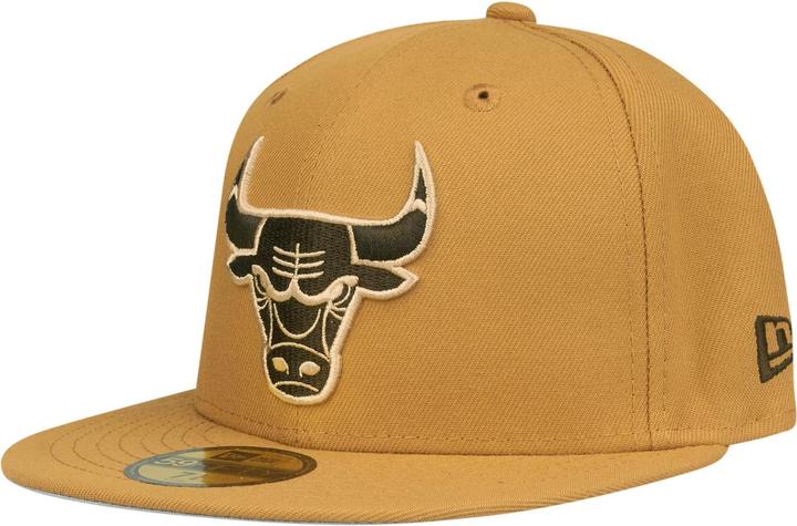 New Era 59Fifty Cap - NBA Chicago Bulls tan braun - 7 1/8 (7 1/8)