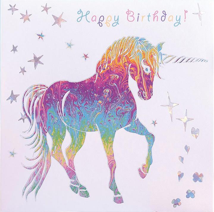 Produktbild Universal Textiles Grusskarte Prancing Myth Papier