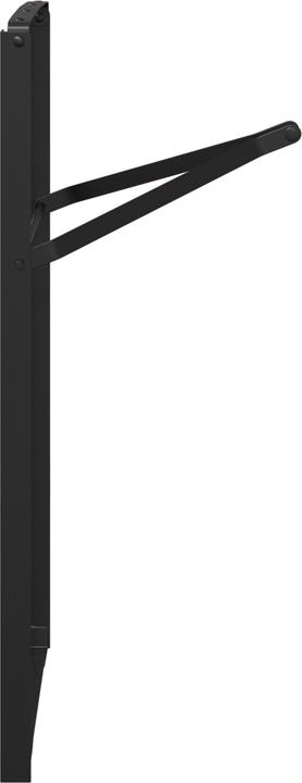Actual product image VidaXL Beer table legs 2 pieces Folding black powder-coated steel