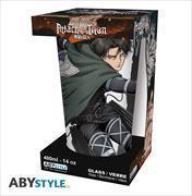 Actual product image ABYstyle ATTACK ON TITAN - Large Glass - Levi S4