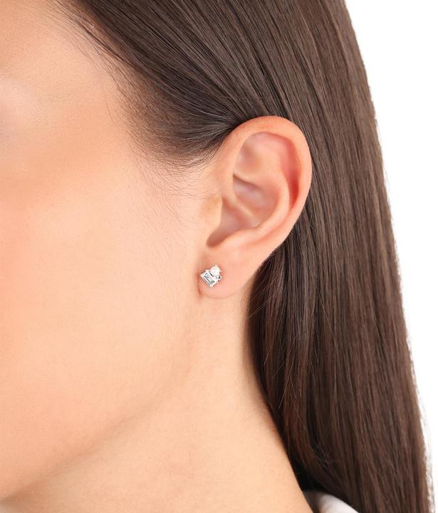 Immagine prodotto S.Oliver Ohrschmuck für Damen, 925 Sterling Silber, Zirkonia synth., Muschelkernperle (Argento 925)