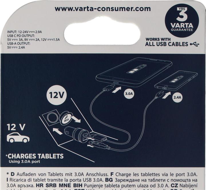 Produktbild Varta Car Charger Dual USB