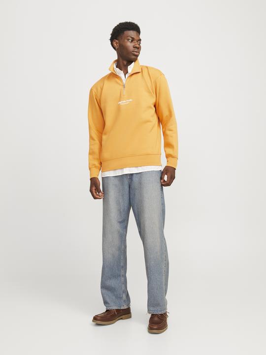 Actual product image Jack & Jones Text Sweatshirt with half zip Sweatshirt with half zip (M)
