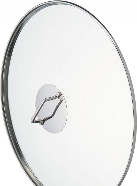 Productafbeelding WMF Wok Set 4st Wok Pan 36cm 4,5l Glazen Deksel Inductie Roestvrij Staal (36 cm, Wokpan, Roestvrij staal)
